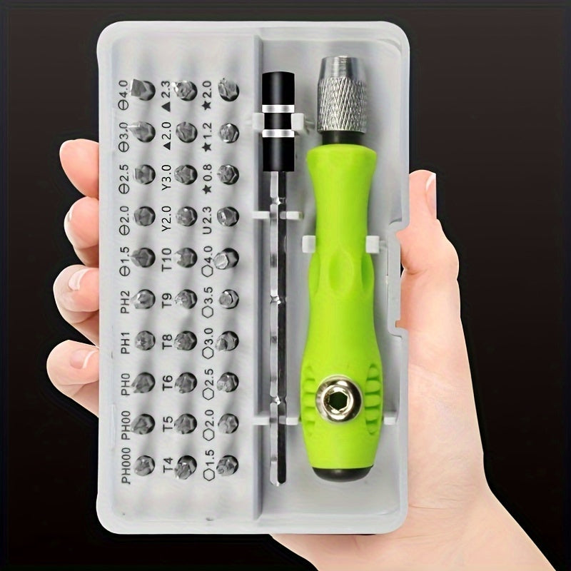 32-in-1 Precision Screwdriver Set for DIY Electronics & Furniture Repair