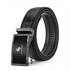 Men's Automatic Buckle Business Belt for Holiday Birthday