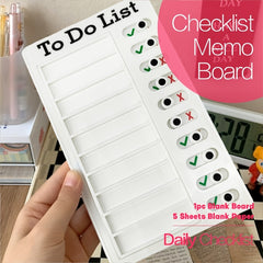Blank To-Do Checklist Board - Set Up Your To-Do List Check Board