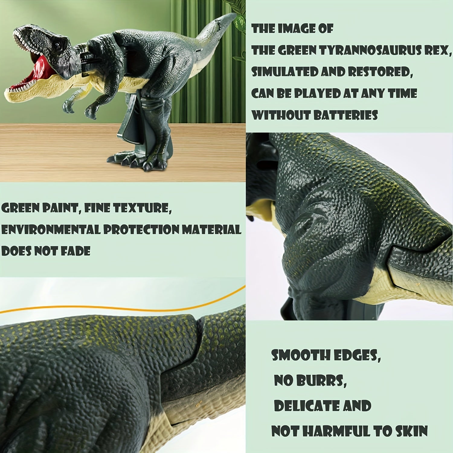 Vibrating Head & Tail Dinosaur Toy - Tyrannosaurus Model