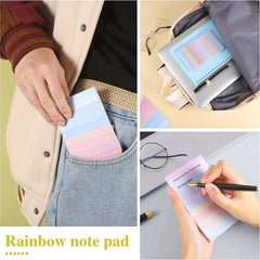 Rainbow To Do List Sticky Notes 50 Sheets