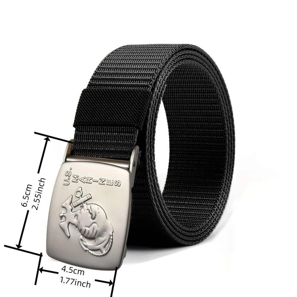 Tactical Canvas Automatic Buckle Waist Belt Summer Collection Pants