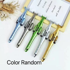 Creative Helicopter Foldable Mini Airplane Model Toy Pen