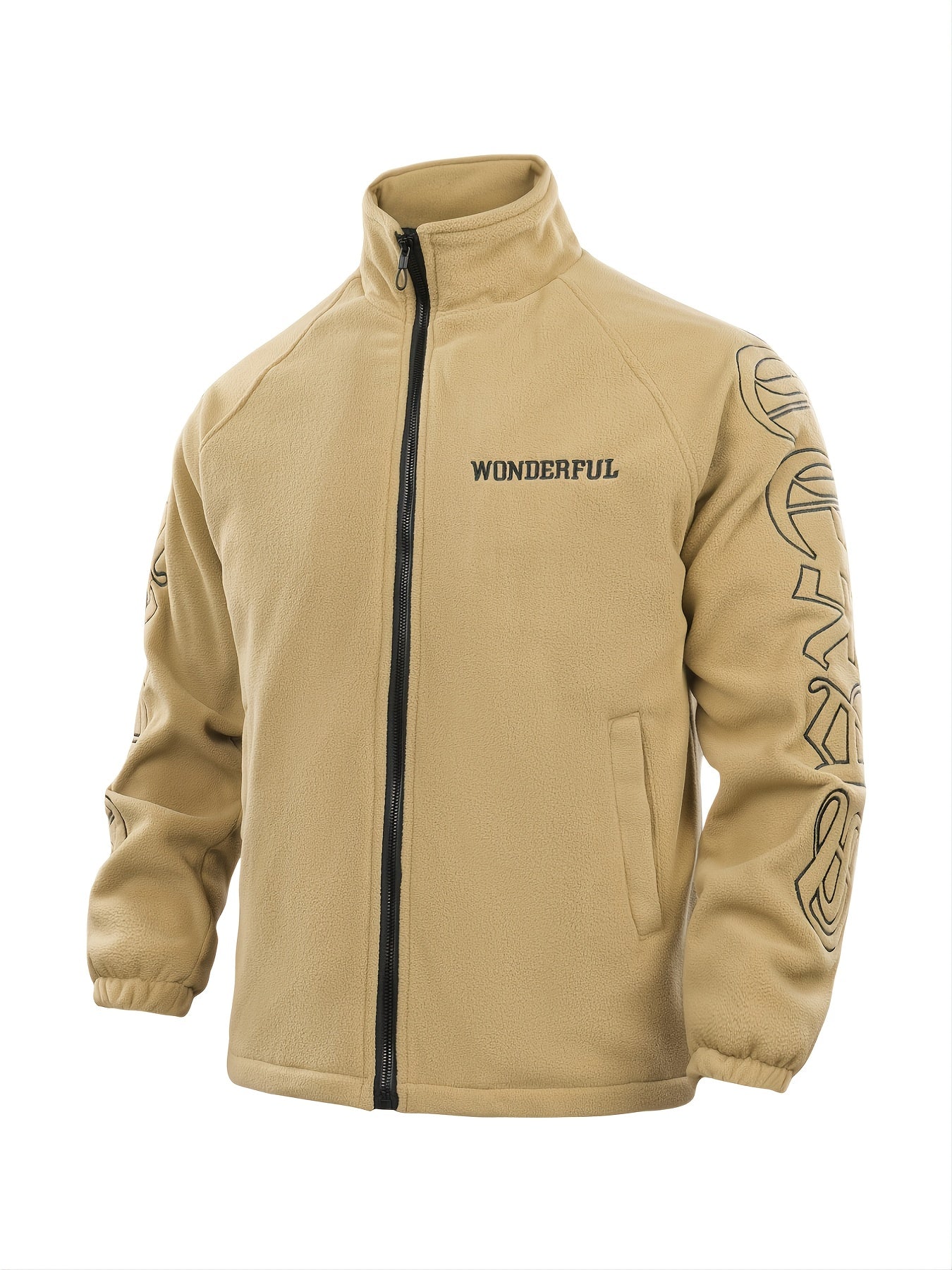 Men's Polar Fleece Stand Collar Jacket