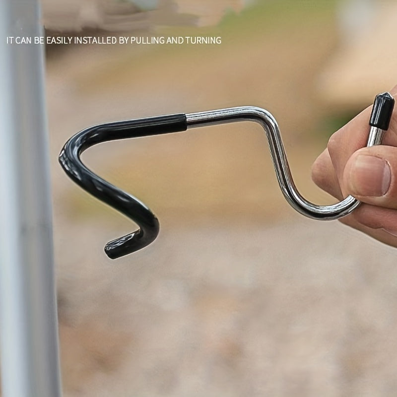 Stainless Steel Camping Light Hook S Shaped Non Slip
