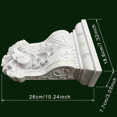 Gypsum Beam Support Roman Column Head Arch Decorations