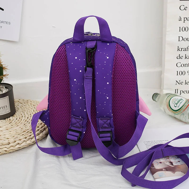 Cartoon Backpack for Kids Lightweight Anti Loss Schoolbag
