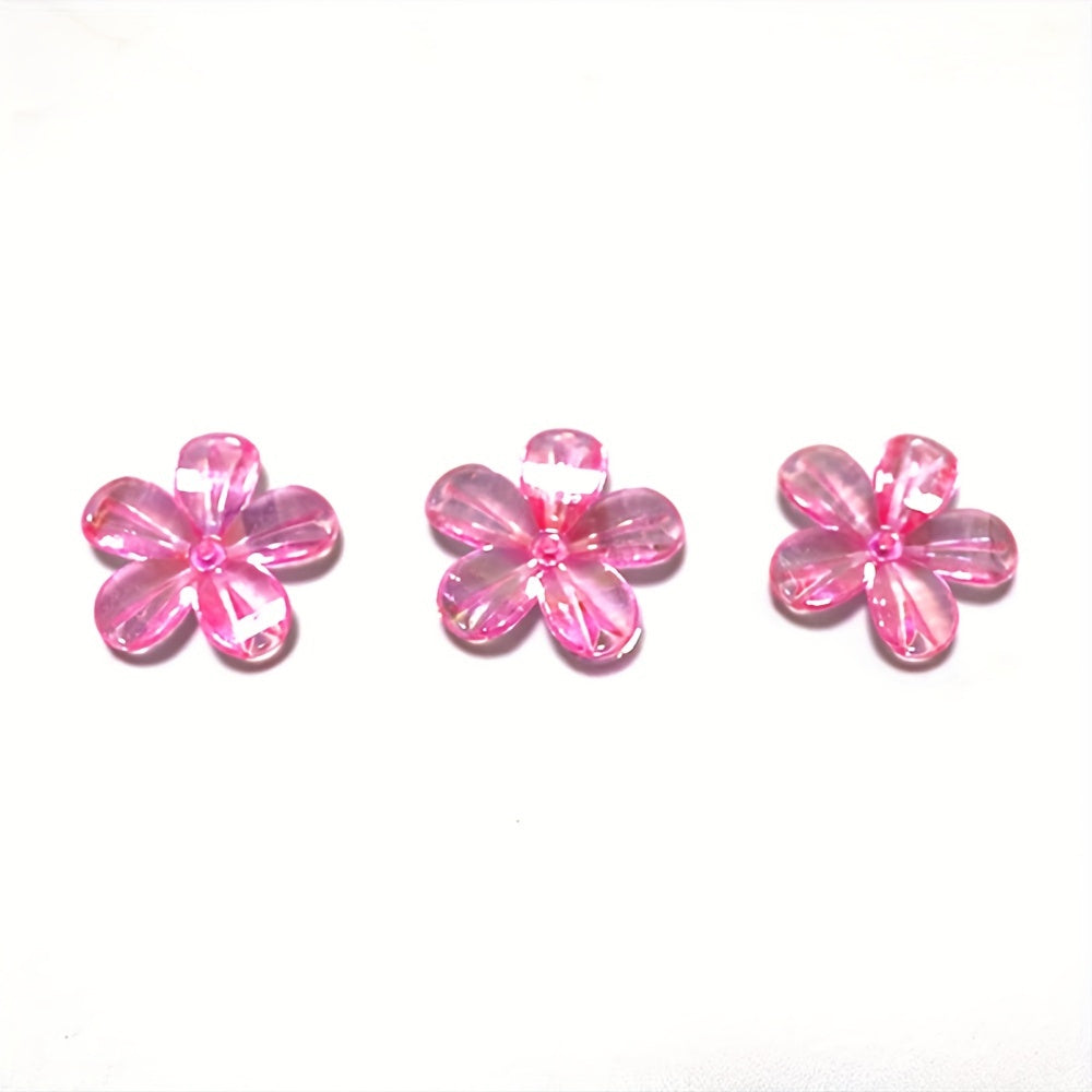 Colorful Flower Petal Jewelry Making Kit - 15pcs