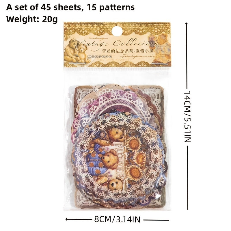 Lace's Memorial Series Lace Themed School Supplies DIY Material Paper 9 9