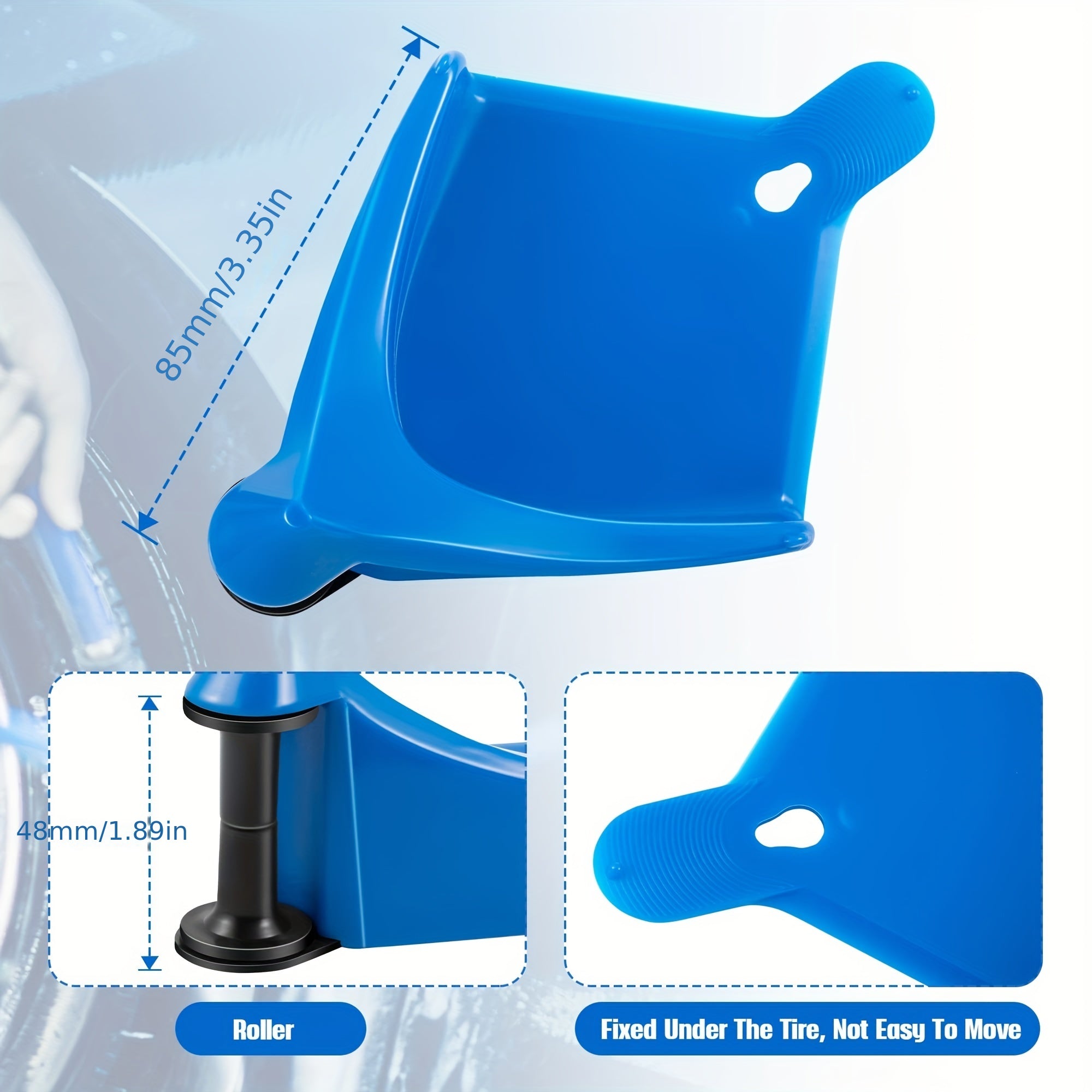 4 Pcs Car Hose Guide Tire Hose Roller For Car Washing Detailing
