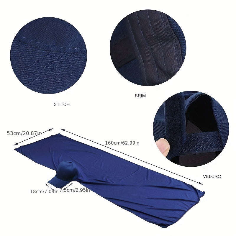 Women Adjustable Baseball Cap With Long Bubble Chiffon Head Wrap Hat And Shawl