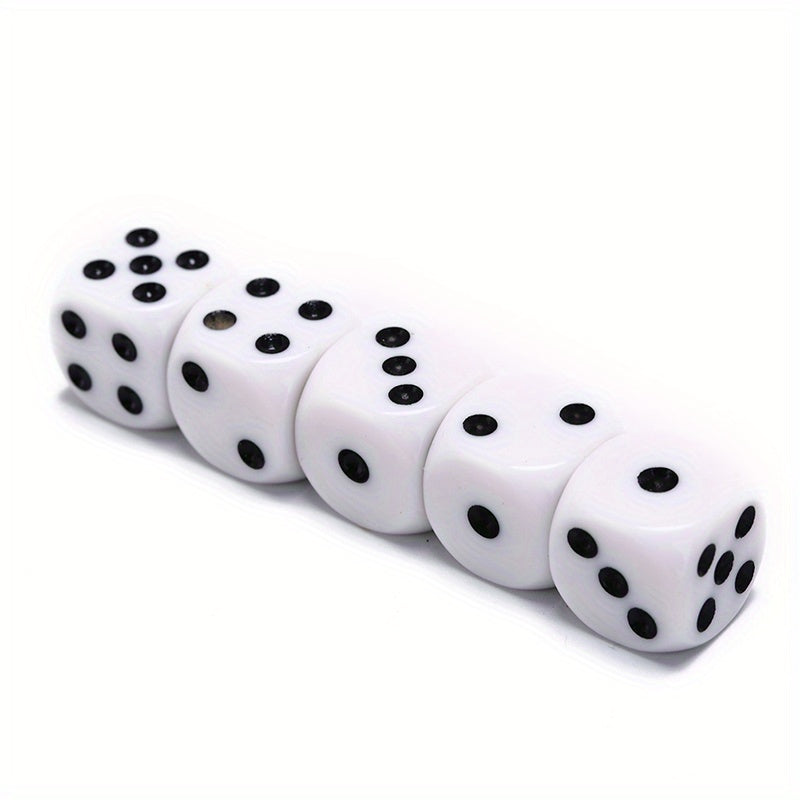 5pcs 16mm Drinking Dice Acrylic Round Corner for Party