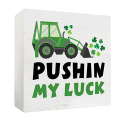 Lucky Charm St Patrick's PVC Sign for Home Bar Cafe Party Decor