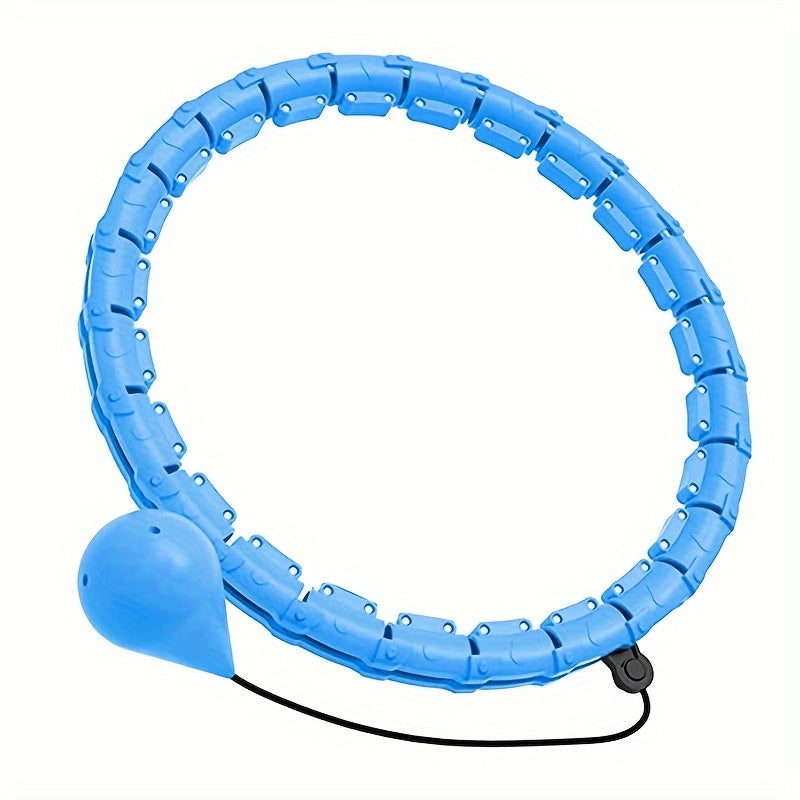 Detachable 24 Sections Pilates Fitness Hoop Exercise Ring With Weighted Ball