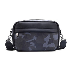 Casual Postman Shoulder Bag Plaid Small Messenger Bag Men's Bag