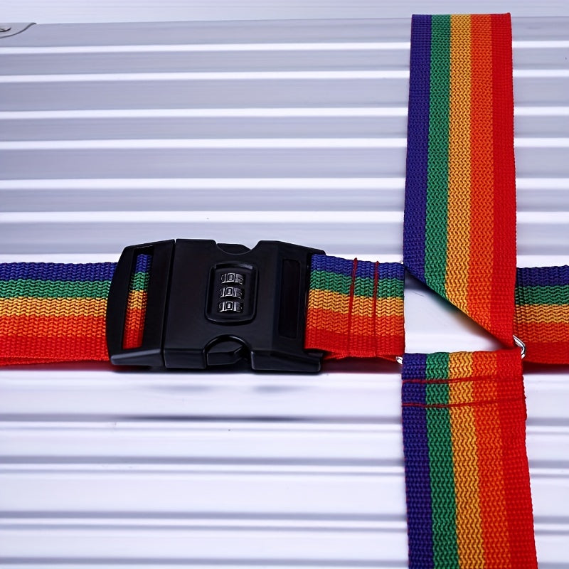 Cross Packing Strap with Password Reinforcement - Travel Luggage Accessory