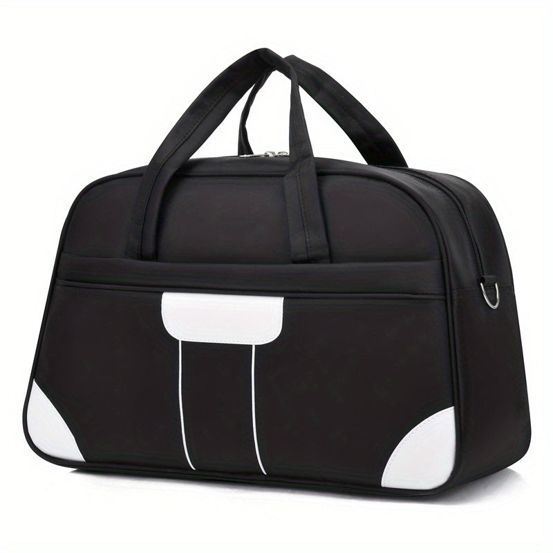 Colorblock Sports Handbag Large Capacity Luggage Bag