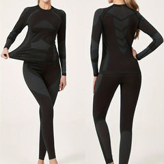 2Pcs Thermal Underwear Set Quick Dry Base Layer
