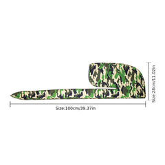 Camouflage Print Head Scarf Unisex Stretchy Head Wrap Bandana Beanie