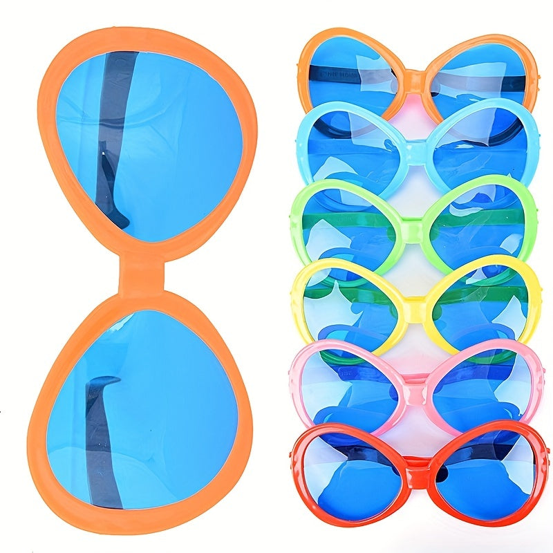 Oval Funny Sunglasses for Adults Kids Decorative Costume Party Accessory