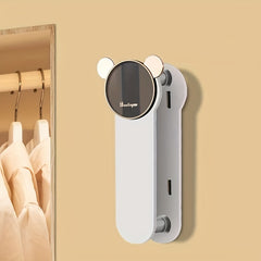 Telescoping Hanger Storage Organizer Holds Up To 50 Hangers