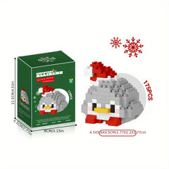 DIY Christmas Hanging Lanterns Mini Building Blocks Ornament Set