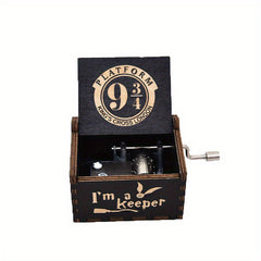 Retro Hand Cranked Music Box Magic Story Theme Music Box