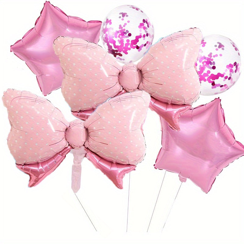 6pcs Aluminum Film Balloon Set for Party Decoration