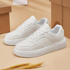 Women's Minimalist Flat Casual Sneakers Lace Up Low Round Toe Lightweight Shoes