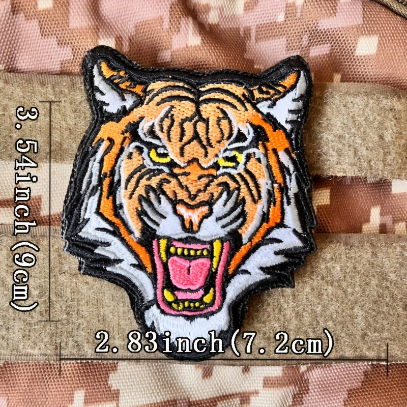 Wild Animal Embroidered Applique Patch Iron On Sew On Patches For Clothes