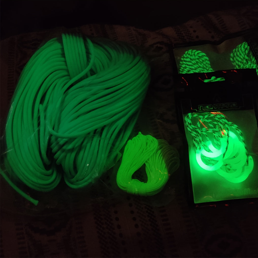 Glow In The Dark Paracord 10ft 4mm 9 Strand Nylon Survival Rope DIY Rope