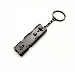Dual Frequency Outdoor Emergency Whistle Lightweight Aluminum Alloy