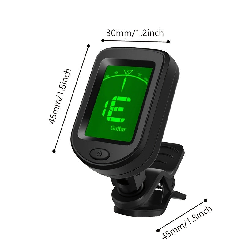 Multifunctional Guitar Violin Ukulele Tuner: Accurate 12 Tuning Options