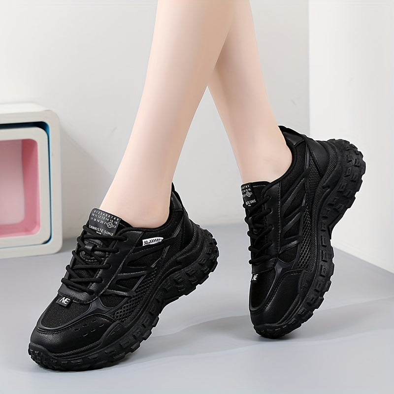 Women's Platform Sports Shoes Breathable Outdoor Running Sneakers