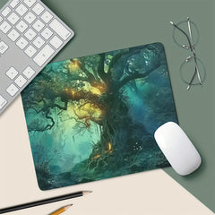Fluorescent Tree E sport Mouse Pad HD Mouse Pad Rubber Anti Slip