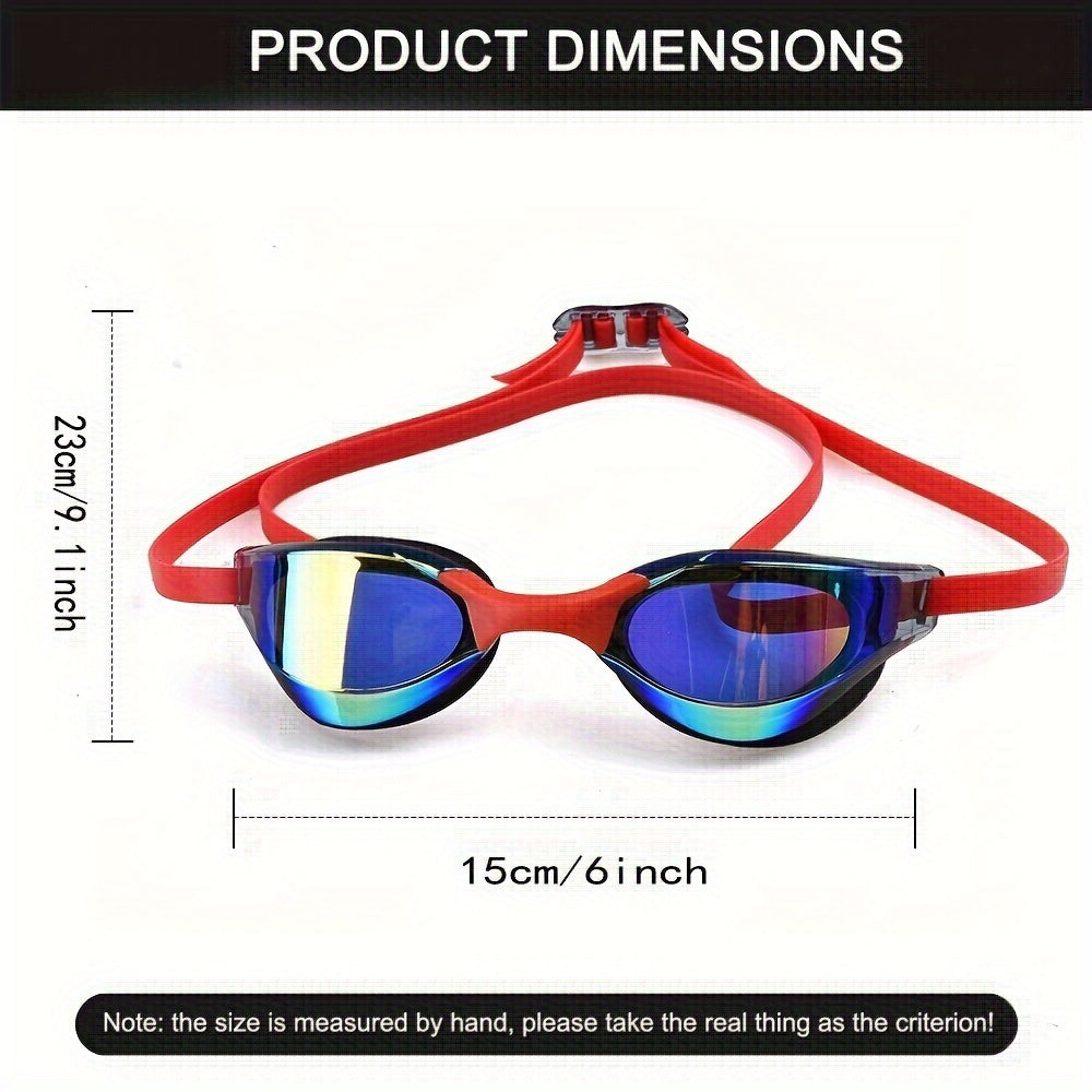 Professional Racing Goggles Anti-fog HD Plated Lenses