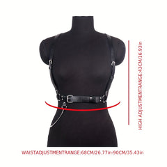 Punk Chain Fringe Harness Belt Rivet Body Harness Corset Belt