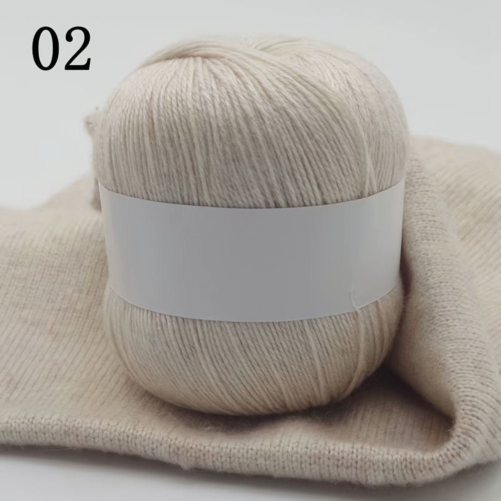 2pcs Hand Woven Cashmere Scarf Sweater Thread DIY Yarn 50g pc