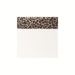 Leopard Print Index Sticker PET Sticky Note 7 6 7 3 3in