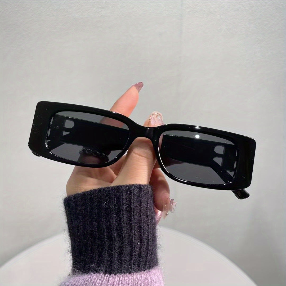 Vintage Rectangle Sunglasses for Women UV400 Protection