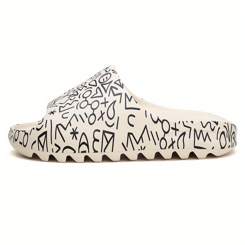 Unisex Cartoon Cloud Slides Pillow Slippers Non Slip Shoes For Indoor Outdoor