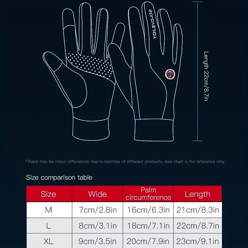 Warm Waterproof Touch Screen Ski Gloves Men Women
