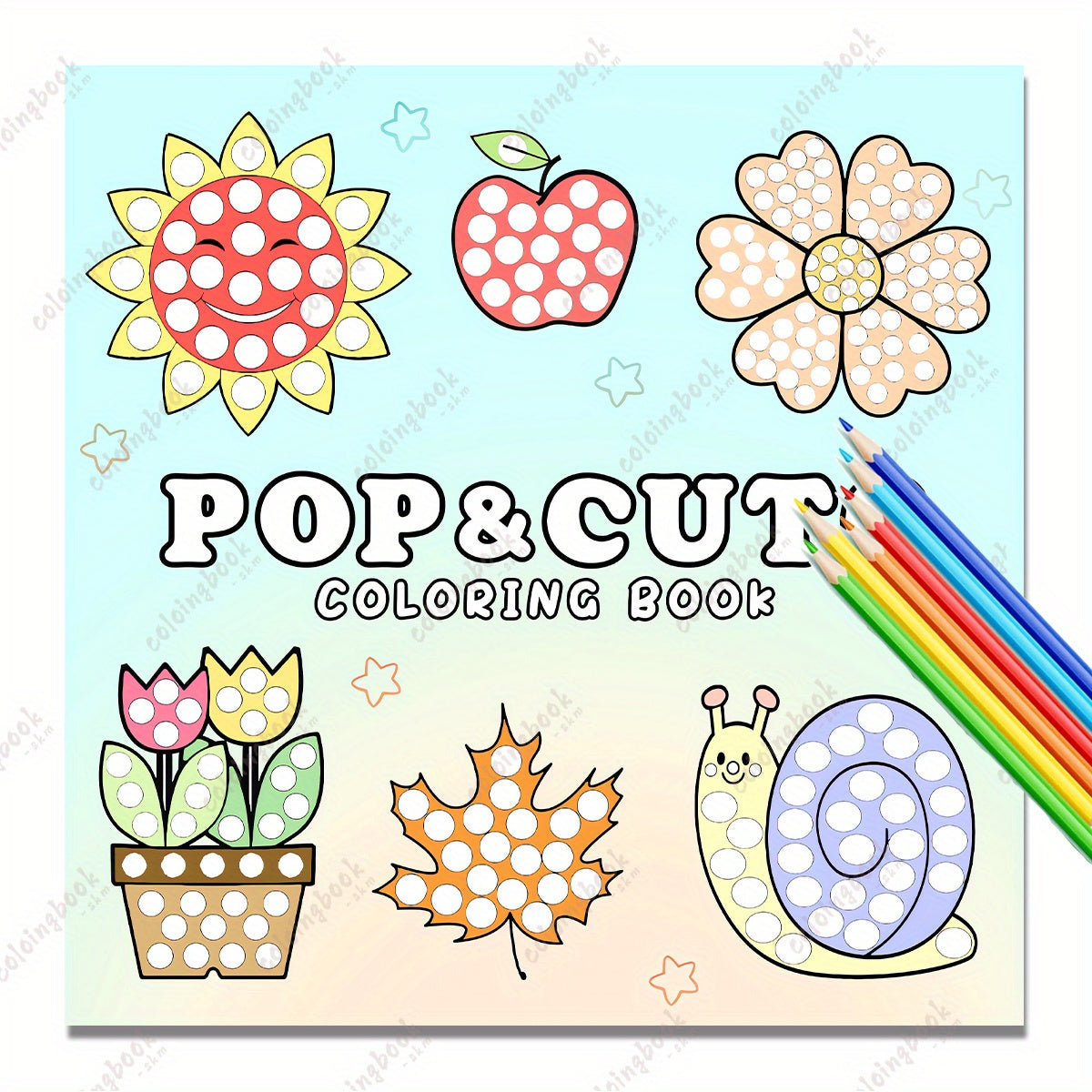 Deluxe Coloring Book with 22 Thickened Pages
