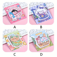 4pcs 120sheets Cartoon Sticky Notes Office Decoration DIY Memo Paper
