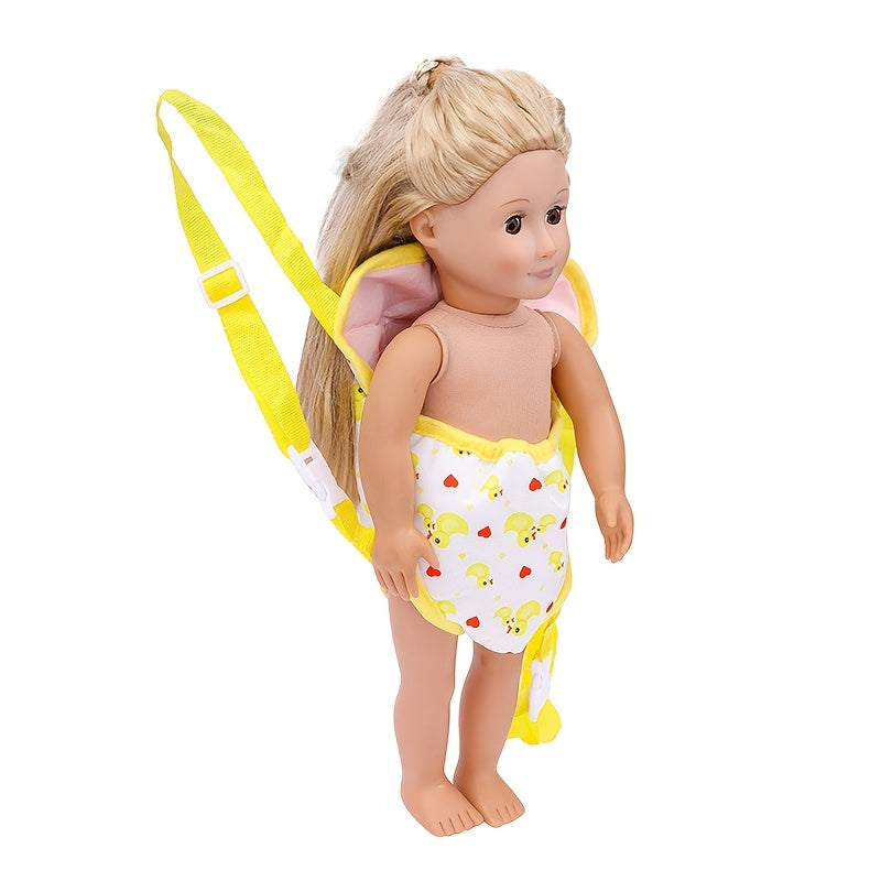 Doll Carrier Backpack for 43 18 45 Dolls Adjustable Straps Ages 3-6