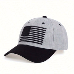 Flag Embroidery Golf Baseball Cap Solid Casual Sports Hat Adjustable Dad Hats