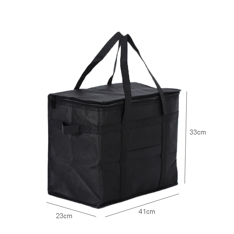 30L/43L Thermal Cooler Bag Picnic Food Insulated Large Capacity