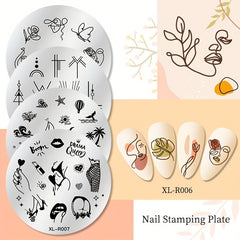 Nail Art Stamping Plate Set for Stunning Manicures