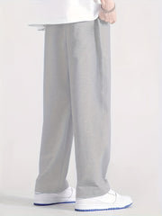 Heart Pattern Joggers Men's Casual Loose Fit Pants