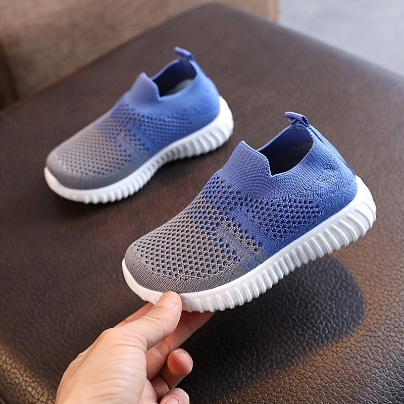 Men's Woven Slip On Sneakers Breathable Sock Shoes for Outdoor Walking